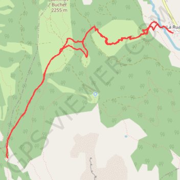 Itinéraire 26-JAN-13 15:40:32, distance, dénivelé, altitude, carte, profil, trace GPS