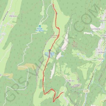 Itinéraire Les crêtes de la Molières, distance, dénivelé, altitude, carte, profil, trace GPS