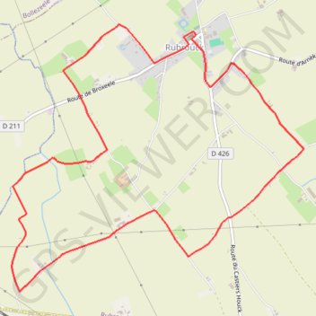 Itinéraire Circuit des mares - Rubrouck, distance, dénivelé, altitude, carte, profil, trace GPS