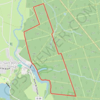 Itinéraire Les 7 chênes, distance, dénivelé, altitude, carte, profil, trace GPS
