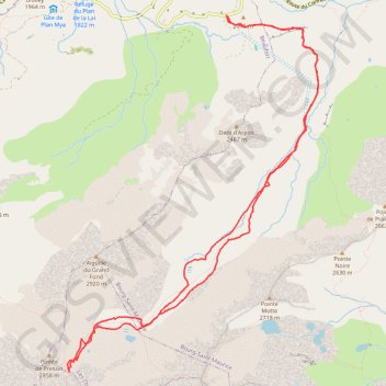 Itinéraire Col du Grand Fond, distance, dénivelé, altitude, carte, profil, trace GPS