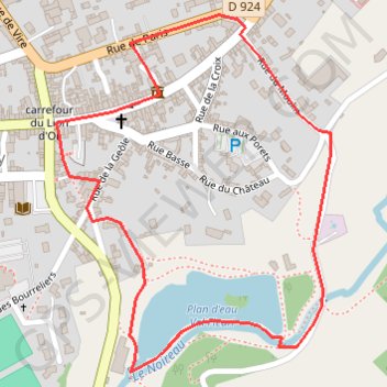 Itinéraire Le vieux Tinchebray - Tinchebray, distance, dénivelé, altitude, carte, profil, trace GPS