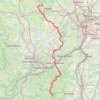 Itinéraire Les Sauvages - Col de la Charousse, distance, dénivelé, altitude, carte, profil, trace GPS