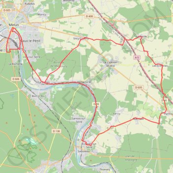 Itinéraire ESD 030, distance, dénivelé, altitude, carte, profil, trace GPS