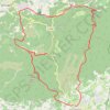 Itinéraire RANDO-Lourmarin-Buoux, distance, dénivelé, altitude, carte, profil, trace GPS