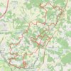 Itinéraire LeDouhet-46Km, distance, dénivelé, altitude, carte, profil, trace GPS