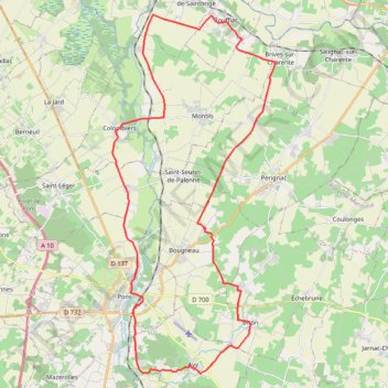 Itinéraire Rouffiac, distance, dénivelé, altitude, carte, profil, trace GPS