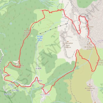 Itinéraire La tournette par annecy, distance, dénivelé, altitude, carte, profil, trace GPS
