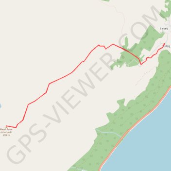 Itinéraire Meall Fuar-mhonaidh, near Drumnadrochit, distance, dénivelé, altitude, carte, profil, trace GPS