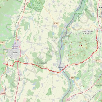 Itinéraire Etape_3_Ok, distance, dénivelé, altitude, carte, profil, trace GPS