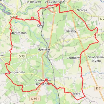 Itinéraire Nouveau parcours, distance, dénivelé, altitude, carte, profil, trace GPS