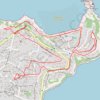 Itinéraire Boucle dans Perros-Guirec, distance, dénivelé, altitude, carte, profil, trace GPS