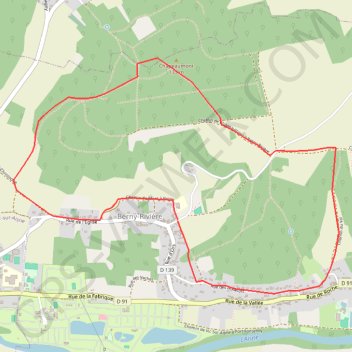 Itinéraire Le bois de Chapeaumont, distance, dénivelé, altitude, carte, profil, trace GPS