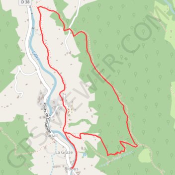 Itinéraire Le Tour du Fougas, distance, dénivelé, altitude, carte, profil, trace GPS