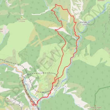 Itinéraire Rando de Tende, distance, dénivelé, altitude, carte, profil, trace GPS
