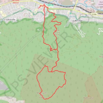 Itinéraire Saint Cyr par Sabatier retour Vigie eaux vives Croix, distance, dénivelé, altitude, carte, profil, trace GPS