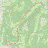 Itinéraire Lescheraines_Chambé, distance, dénivelé, altitude, carte, profil, trace GPS