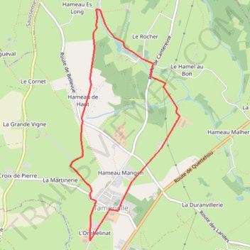 Itinéraire 0 - boucle 6km 2026, distance, dénivelé, altitude, carte, profil, trace GPS