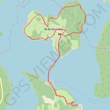 Itinéraire Ile de Vassiviere, distance, dénivelé, altitude, carte, profil, trace GPS