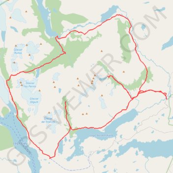 Itinéraire Circuit Macizo - Torres del Paine - Patagonie, distance, dénivelé, altitude, carte, profil, trace GPS