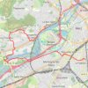 Itinéraire Ban-Saint-Martin - Scy-Chazelles - Moulins-lès-Metz - Metz-Sablon, distance, dénivelé, altitude, carte, profil, trace GPS