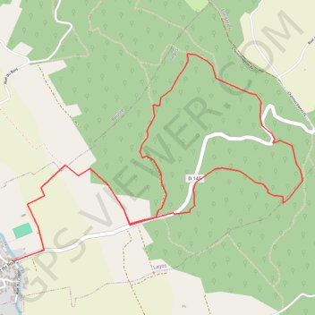 Itinéraire Bois de Lagos, distance, dénivelé, altitude, carte, profil, trace GPS