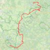 Itinéraire Etape 2 ardèche 2022 001, distance, dénivelé, altitude, carte, profil, trace GPS