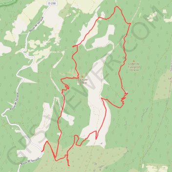 Itinéraire Le sentier des Aiguiers, distance, dénivelé, altitude, carte, profil, trace GPS