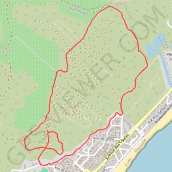 Itinéraire 2018-04-25 17:19:06, distance, dénivelé, altitude, carte, profil, trace GPS