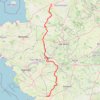 Itinéraire La Vélo Francette, distance, dénivelé, altitude, carte, profil, trace GPS