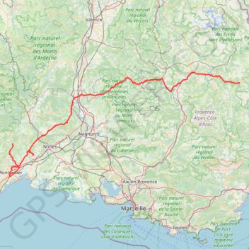 Itinéraire GOTOES Export, distance, dénivelé, altitude, carte, profil, trace GPS