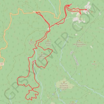 Itinéraire Mont Vinaigre, boucle par le col des Sacs, distance, dénivelé, altitude, carte, profil, trace GPS