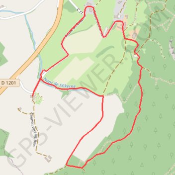 Itinéraire Boucle de l'Abbaye de Pomier, distance, dénivelé, altitude, carte, profil, trace GPS