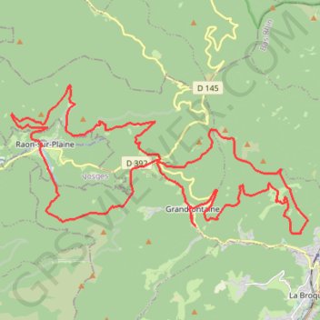 Itinéraire Rando du Donon, distance, dénivelé, altitude, carte, profil, trace GPS
