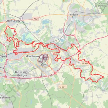 Itinéraire VTT - Foncier dans le Morin avec du D+, distance, dénivelé, altitude, carte, profil, trace GPS