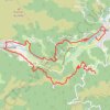 Itinéraire Jaujac et la vallée du Lignon, distance, dénivelé, altitude, carte, profil, trace GPS