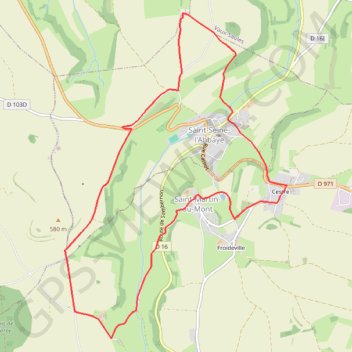 Itinéraire Cestres - Saint seine l'abbaye, distance, dénivelé, altitude, carte, profil, trace GPS