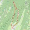 Itinéraire Autrans-Méaudre en Vercors Randonnée raquettes, distance, dénivelé, altitude, carte, profil, trace GPS