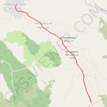 Itinéraire Saved_2020-01-21-18-42, distance, dénivelé, altitude, carte, profil, trace GPS
