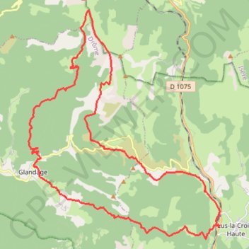 Itinéraire Randonnée dans le Haut Diois, distance, dénivelé, altitude, carte, profil, trace GPS