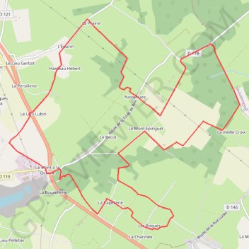 Itinéraire Brix le grand vivier, distance, dénivelé, altitude, carte, profil, trace GPS