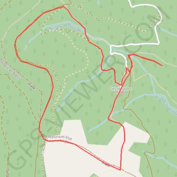 Itinéraire Le rucher Cessenades, distance, dénivelé, altitude, carte, profil, trace GPS
