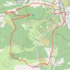 Itinéraire Col de Lastrix - Tarascon-sur-Ariège, distance, dénivelé, altitude, carte, profil, trace GPS