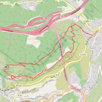 Itinéraire Rando en couple circuit de la Forna, distance, dénivelé, altitude, carte, profil, trace GPS