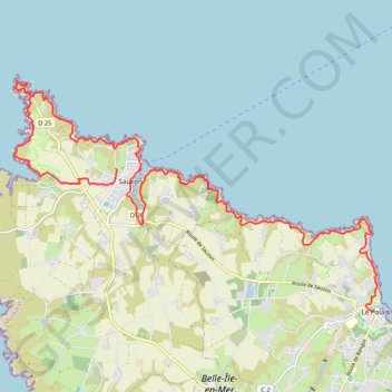 Itinéraire Trace 1, distance, dénivelé, altitude, carte, profil, trace GPS