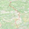 Itinéraire Grasse-Entrevaux, distance, dénivelé, altitude, carte, profil, trace GPS