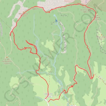 Itinéraire La Pointe de la Gorgeat en Chartreuse, distance, dénivelé, altitude, carte, profil, trace GPS