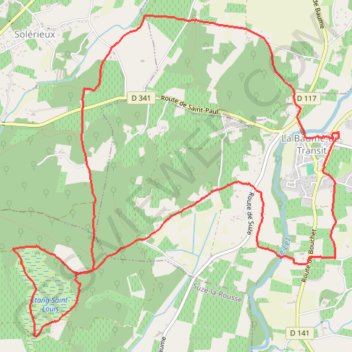 Itinéraire Beaume-de-Transit, distance, dénivelé, altitude, carte, profil, trace GPS