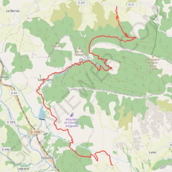 Itinéraire Les Arnauds - Arzeliers (Grande Traversée des Préalpes), distance, dénivelé, altitude, carte, profil, trace GPS