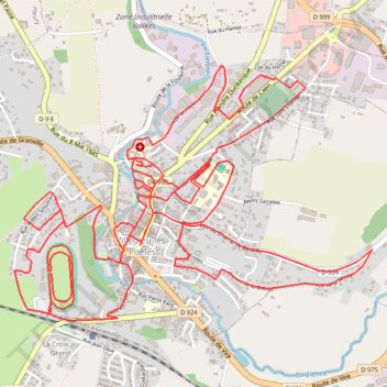 Itinéraire 1 - 2025-02-02_1942872407_grand parcours, distance, dénivelé, altitude, carte, profil, trace GPS